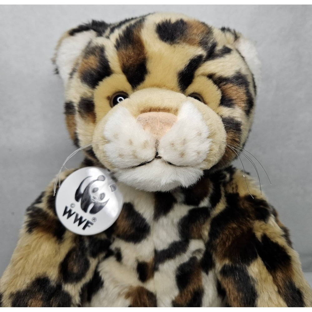 WWF Build Bear Cheetah Leopard Plush World Wildlife Fund Stuffed Toy BABW 2003